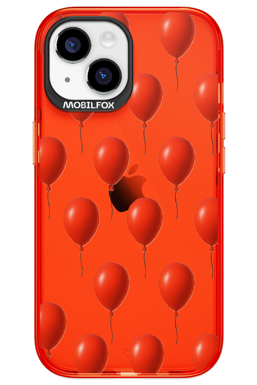 Red Balloons - Apple iPhone 15