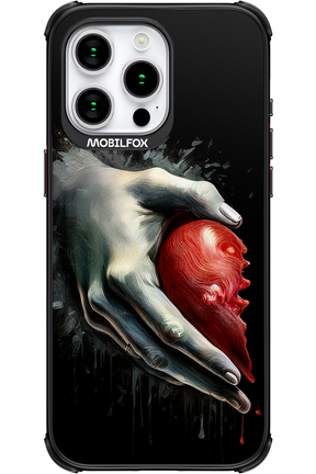 Painted Hearted Left - Apple iPhone 15 Pro Max