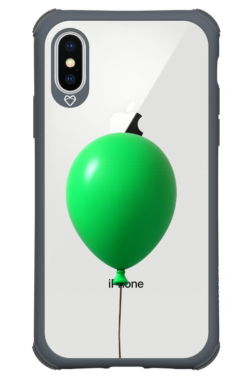 Green Balloon - Apple iPhone X