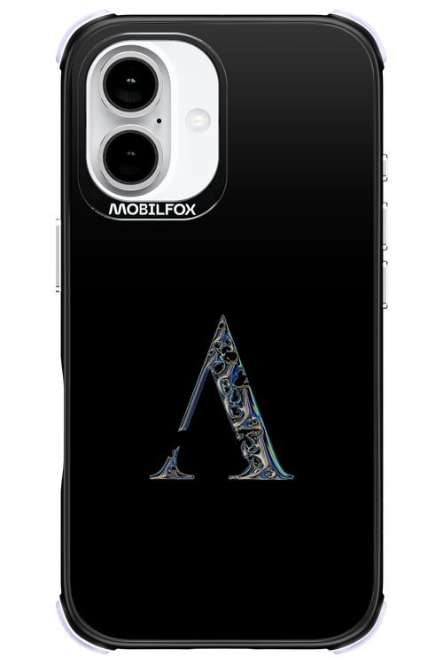 ⁠ ⁠Azteca A Chrome Logo - Apple iPhone 16