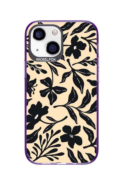 Black Flowers 2.0 - Apple iPhone 13 Mini