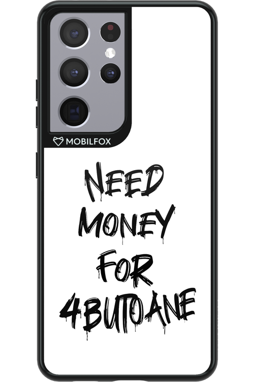 Need Money For Butoane Black - Samsung Galaxy S21 Ultra