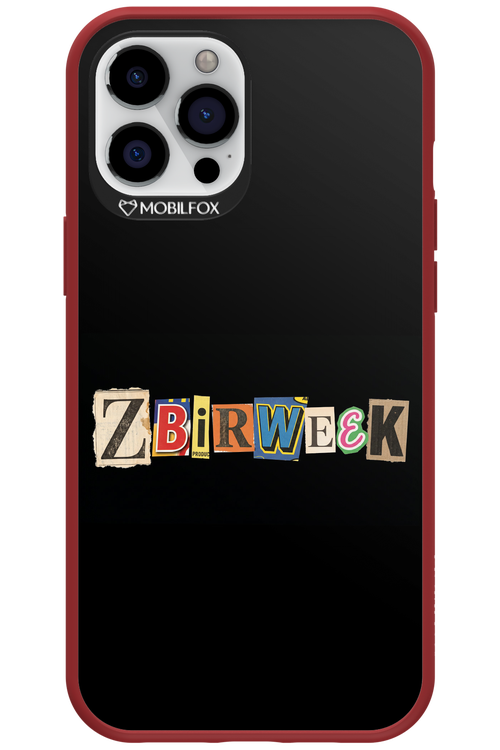 Zbirweek (black) 2.0 - Apple iPhone 12 Pro Max