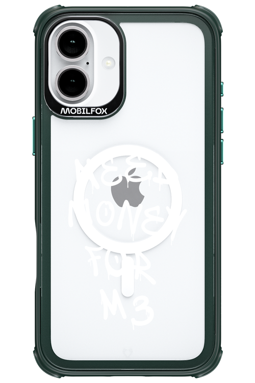 Need M3 Transparent White - Apple iPhone 16 Plus