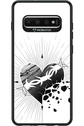 Fekete Szív - Samsung Galaxy S10+