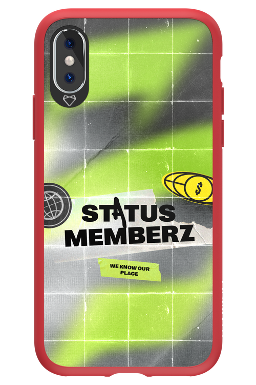Status Memberz - Apple iPhone X