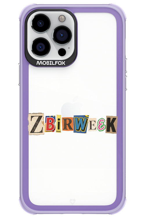 Zbirweek (transparent) 2.0 - Apple iPhone 13 Pro Max