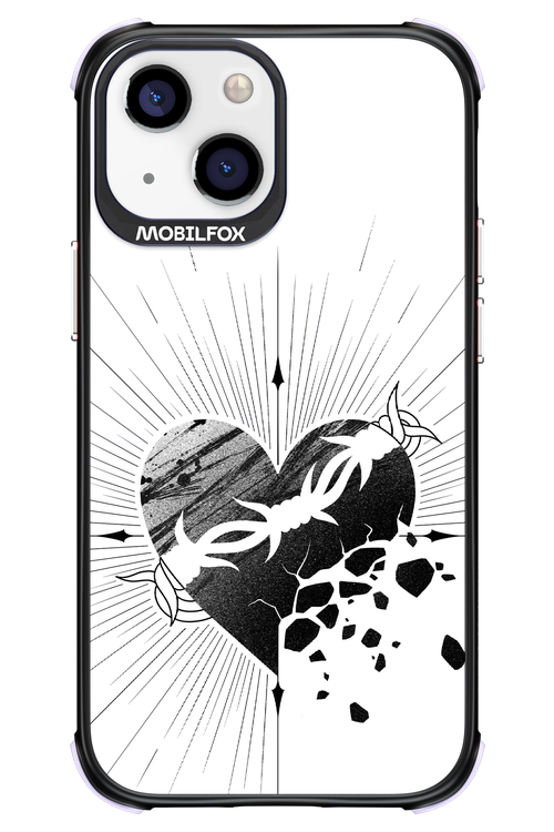 Fekete Szív 2.0 - Apple iPhone 13 Mini