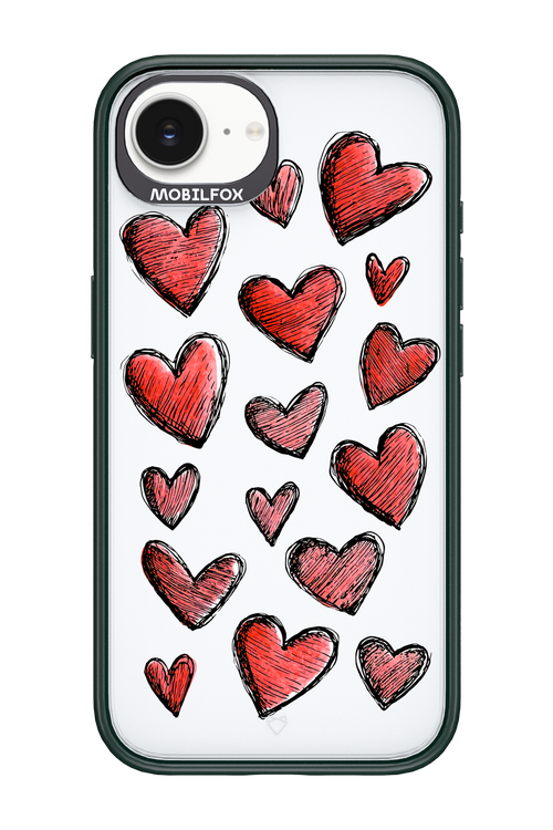 Red Love Transparent 2.0 - Apple iPhone 16e