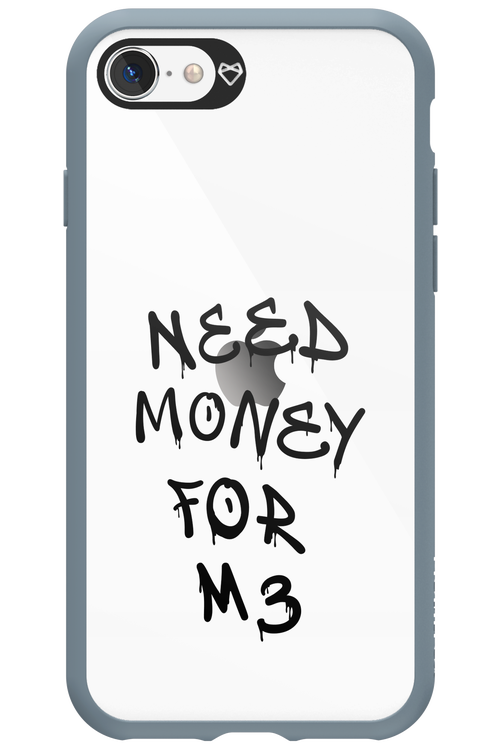 Need M3 Transparent Black - Apple iPhone SE 2022