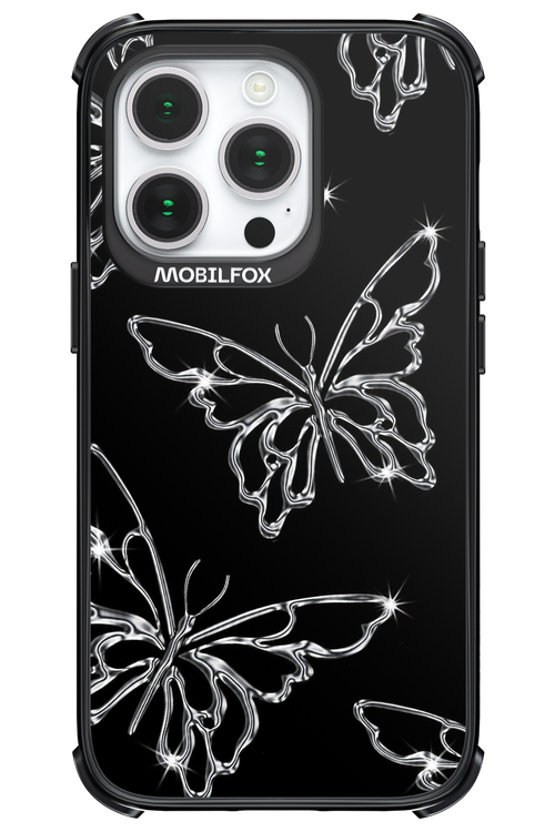 Silver Butterfly 2.0 - Apple iPhone 14 Pro