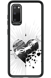 Fekete Szív - Samsung Galaxy S20