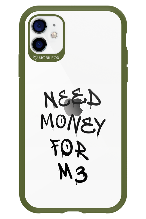 Need M3 Transparent Black - Apple iPhone 11