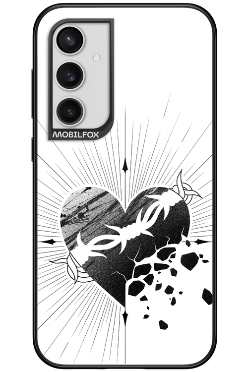 Fekete Szív - Samsung Galaxy S23 FE