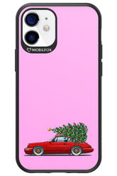 XMAS Car Pink - Apple iPhone 12 Mini