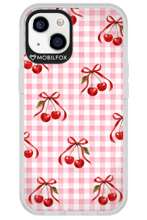 Pink Cherry Checked 2.0 - Apple iPhone 13