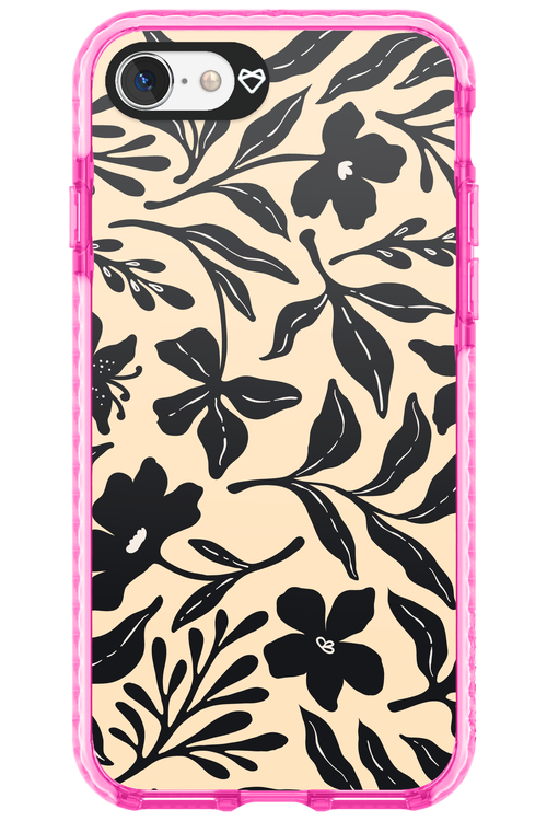 Black Flowers 2.0 - Apple iPhone 7
