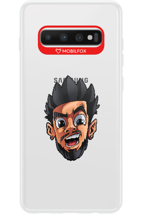 Bababa Head Only Transparent - Samsung Galaxy S10+