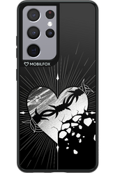 Fehér Szív - Samsung Galaxy S21 Ultra