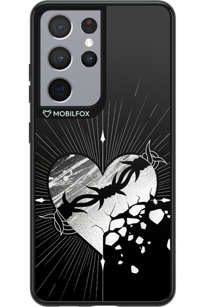 Fehér Szív - Samsung Galaxy S21 Ultra