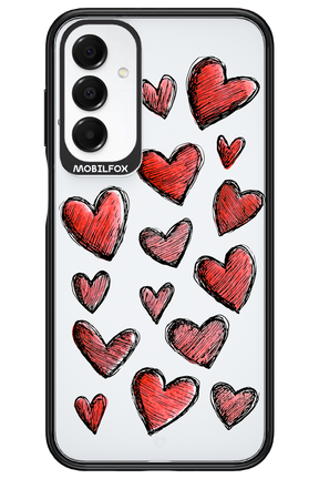 Red Love Transparent 2.0 - Samsung A16