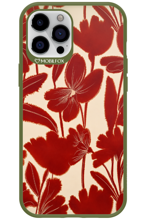 Burgundy Flowers 2.0 - Apple iPhone 12 Pro Max