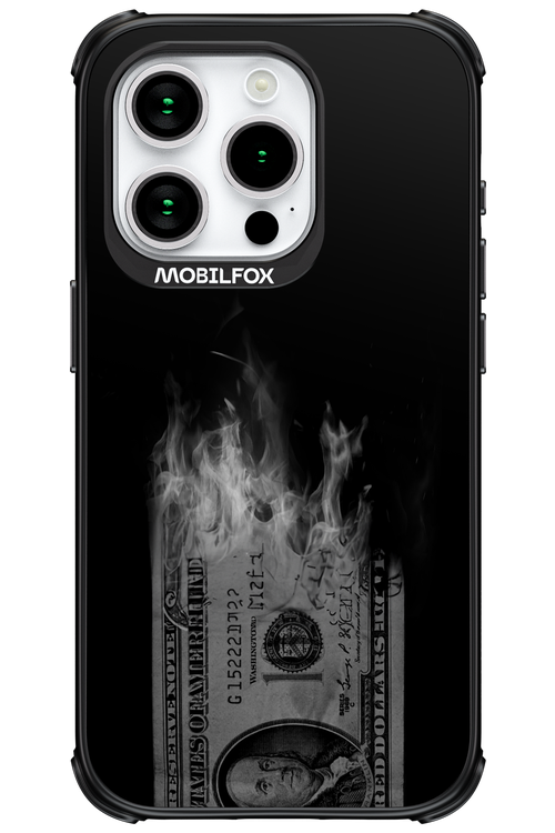 Money Burn B&W 2.0 - Apple iPhone 15 Pro