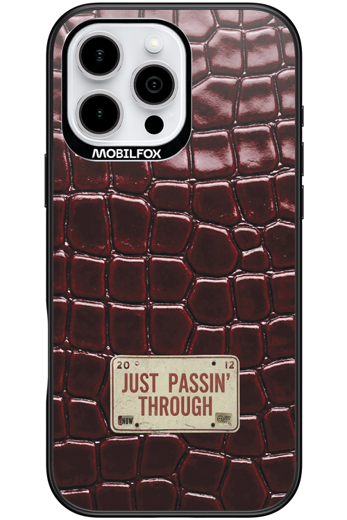 Just passin through 2.0 - Apple iPhone 16 Pro Max