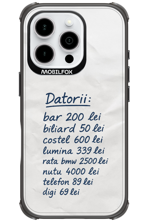 The List - Apple iPhone 16 Pro