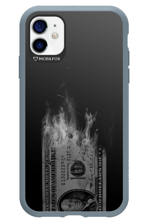 Money Burn B&W 2.0 - Apple iPhone 11
