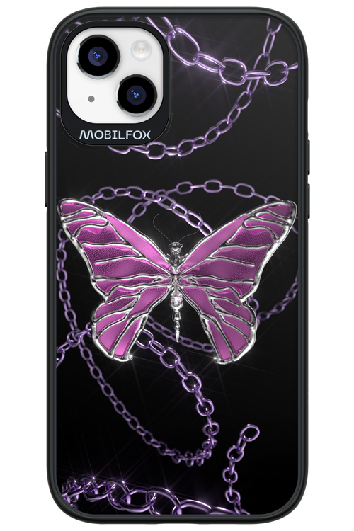 Butterfly Necklace - Apple iPhone 14 Plus