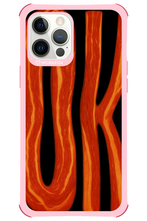 OK (Black-Red) - Apple iPhone 12 Pro Max