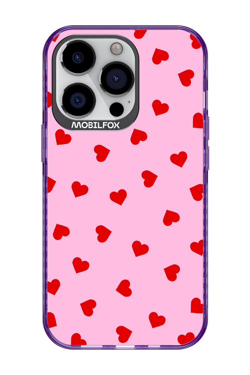 Sprinkle Heart Pink - Apple iPhone 13 Pro
