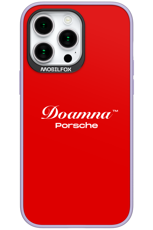 Doamna Porsche (red) - Apple iPhone 15 Pro Max