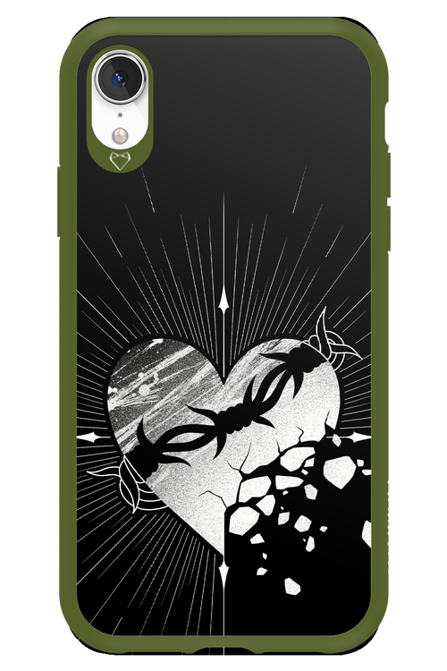 Fehér Szív - Apple iPhone XR