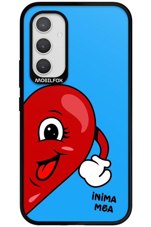 Blue One Heart - Samsung Galaxy A54