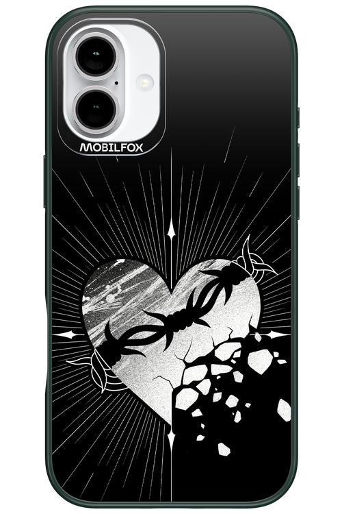 Fehér Szív 2.0 - Apple iPhone 16 Plus