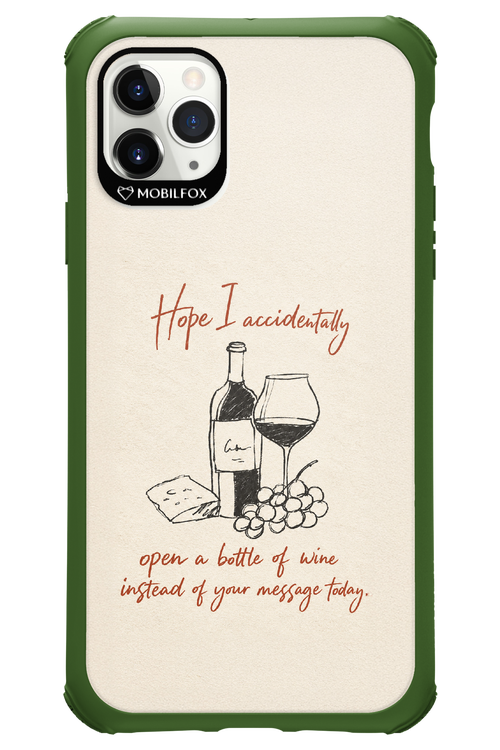 Bottle of wine 2.0 - Apple iPhone 11 Pro Max