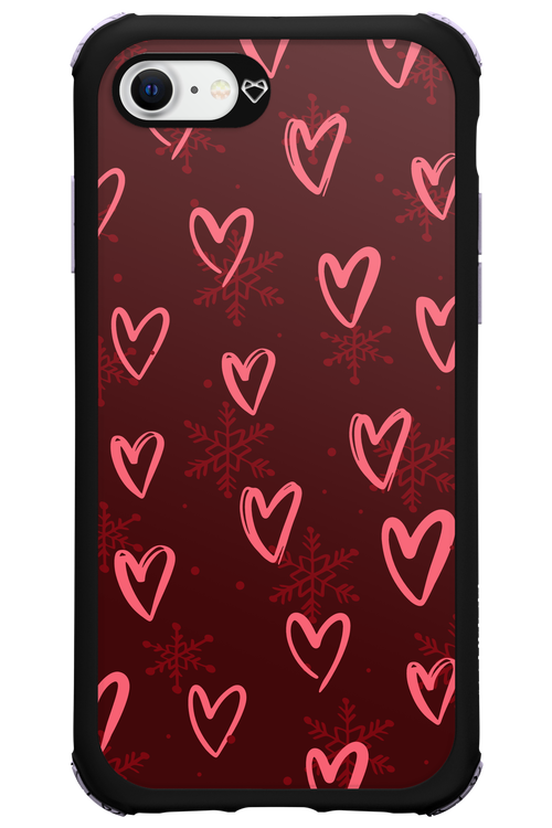 Christmas Hearts - Apple iPhone SE 2020