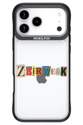 Zbirweek (transparent) 2.0 - Apple iPhone 17 Pro Max