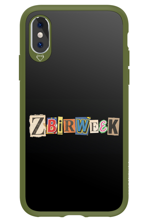 Zbirweek (black) 2.0 - Apple iPhone X