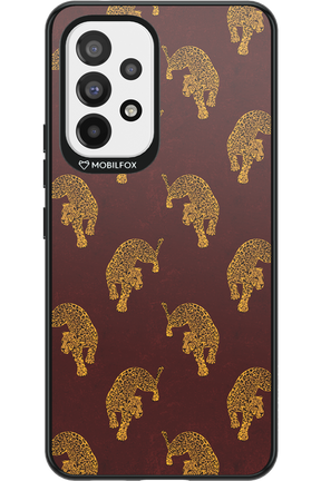 Burgundy Leopard Pattern - Samsung Galaxy A53