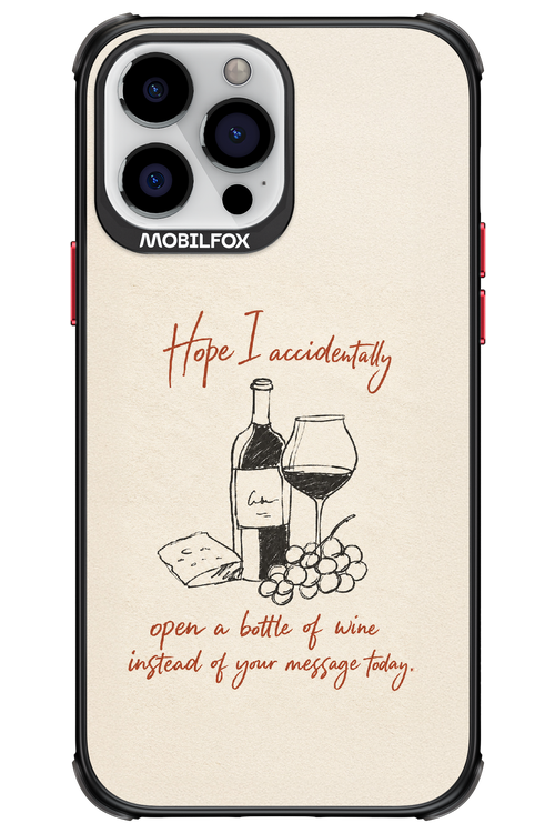 Bottle of wine 2.0 - Apple iPhone 13 Pro Max