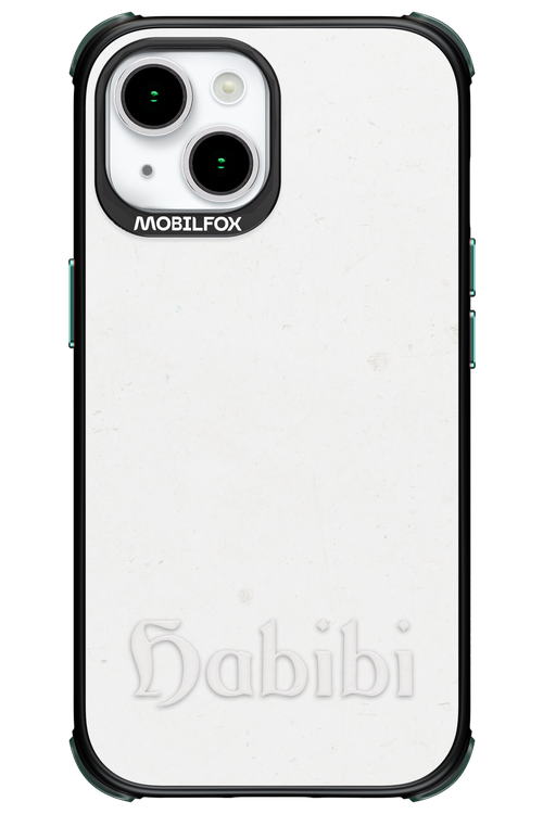 Habibi White on White - Apple iPhone 15