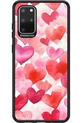 Water Painted Heart - Samsung Galaxy S20+