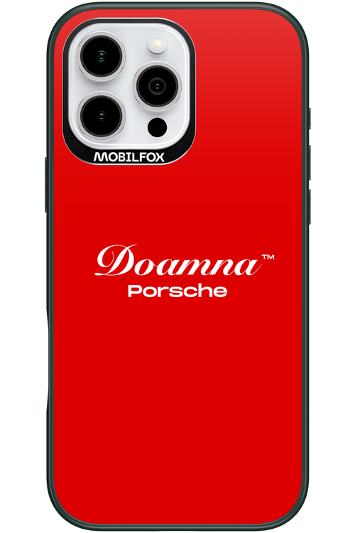 Doamna Porsche (red) - Apple iPhone 16 Pro Max