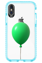 Green Balloon - Apple iPhone X
