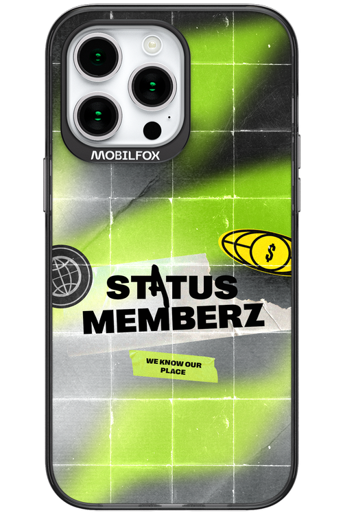 Status Memberz - Apple iPhone 15 Pro Max