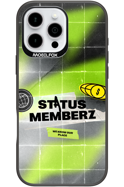 Status Memberz - Apple iPhone 16 Pro Max