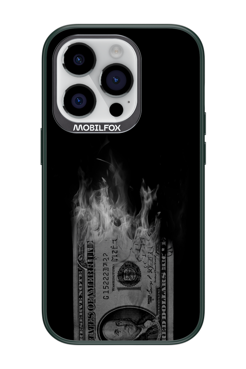 Money Burn B&W 2.0 - Apple iPhone 14 Pro